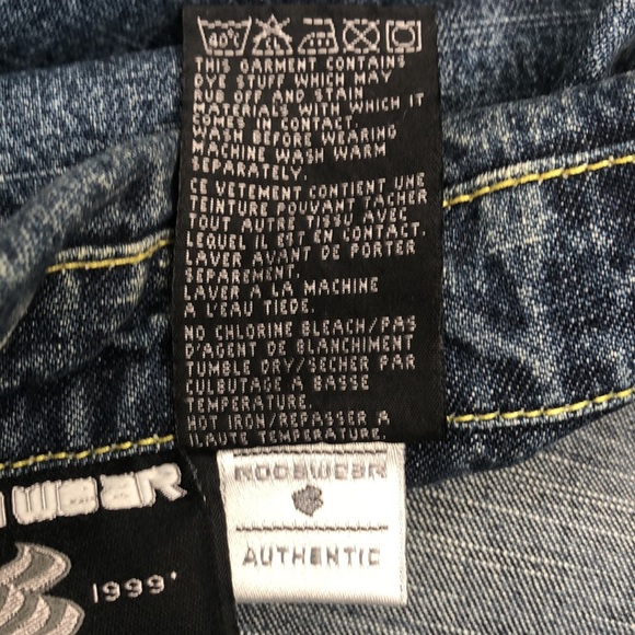 Y2K Rocawear Authentic Oversized Denim Jacket - Picture 12 of 14